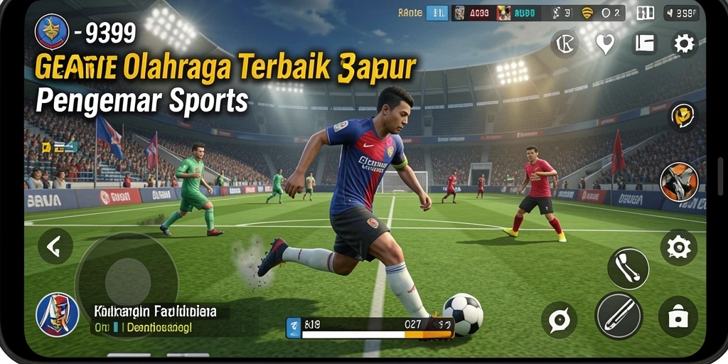 Tampilan menarik dari gameplay olahraga di 9399.