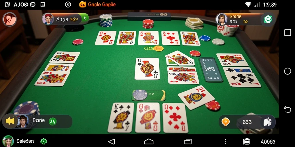 Tampilan gameplay AJO89 yang sederhana dan menarik.