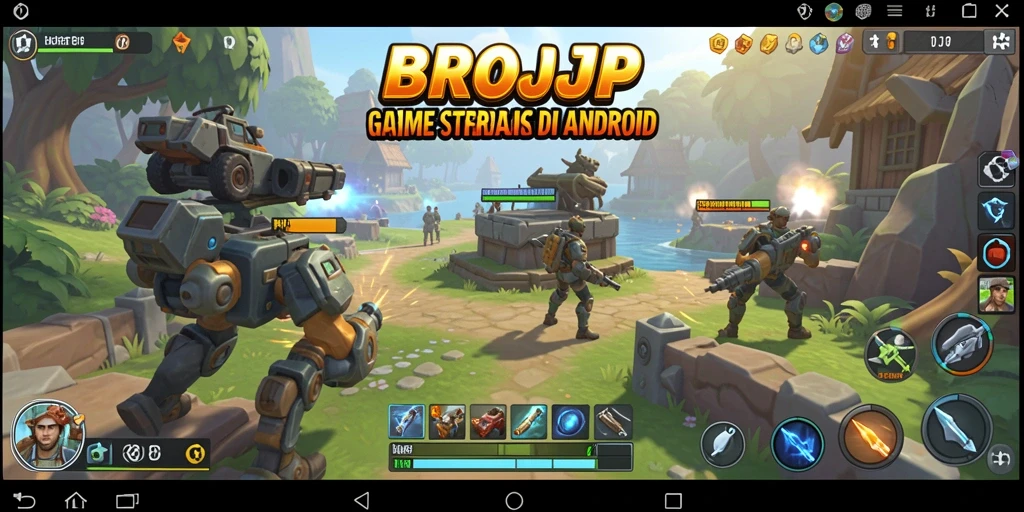 Tampilan gameplay BROJP yang menarik dan strategis.