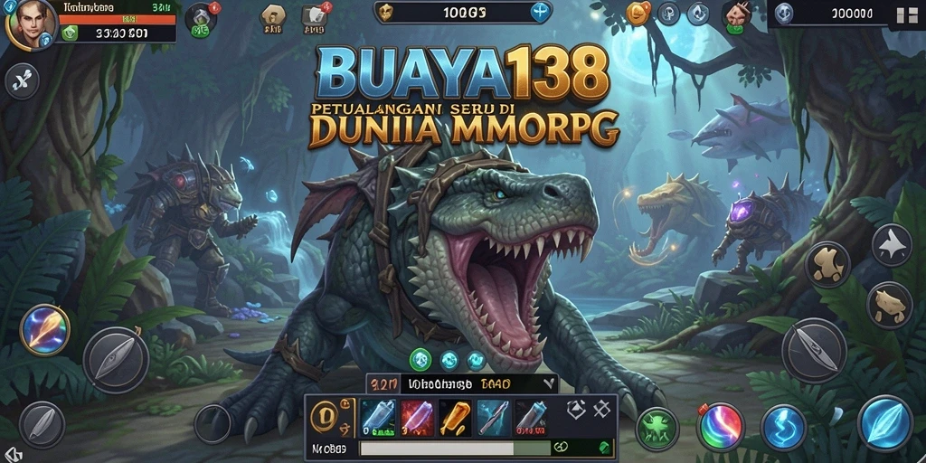 Tampilan menarik dari gameplay BUAYA138 dengan pertempuran seru.