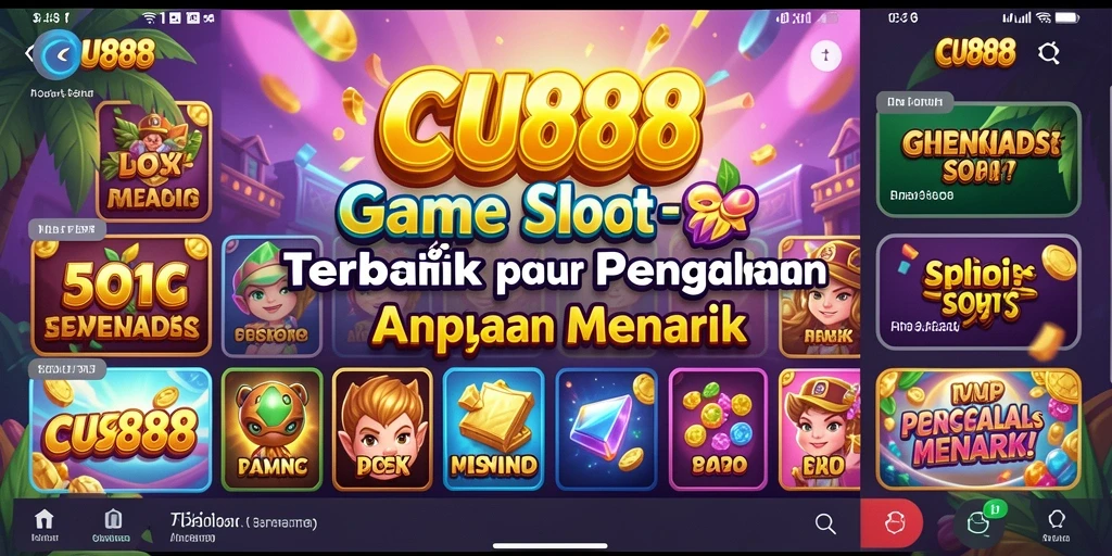Tampilan gameplay menakjubkan dari CU888 yang menggugah selera.