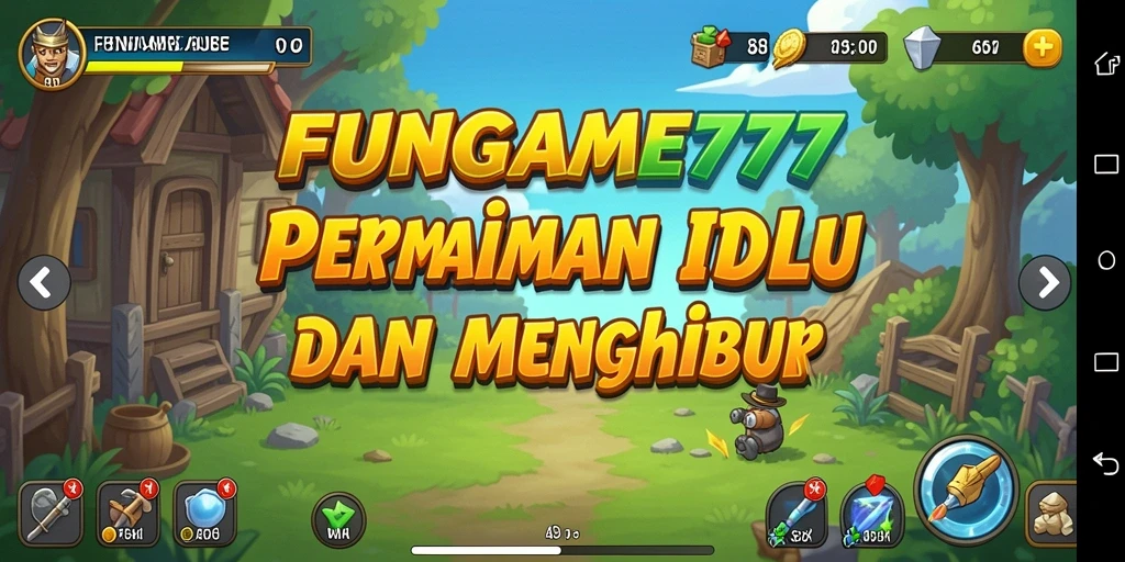 Tampilan gameplay menarik dari FUNGAME777 yang menghibur.