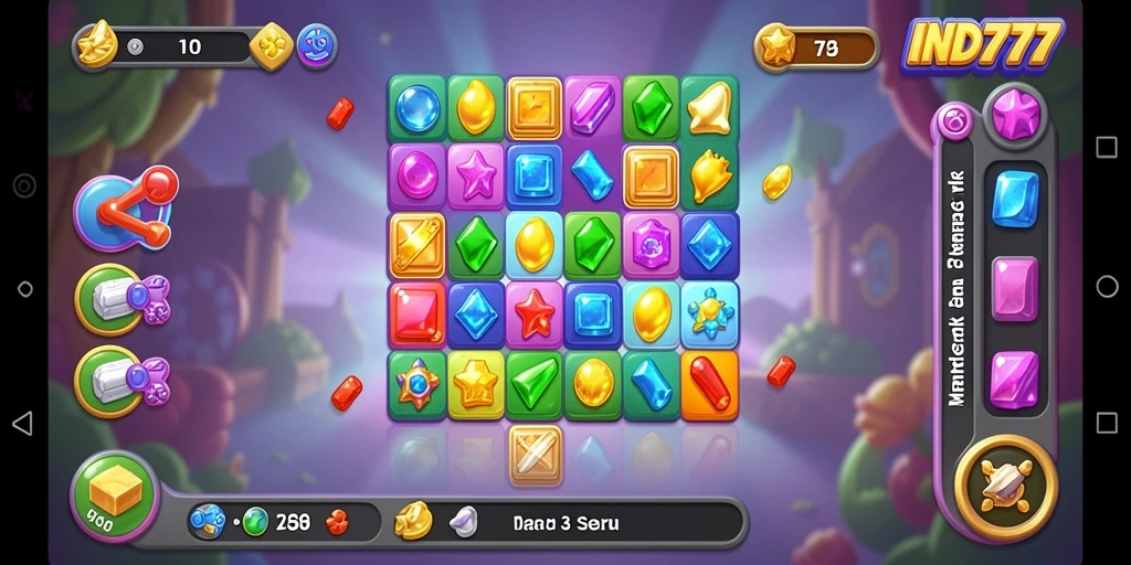 Tampilan menarik dari gameplay seru di IND777.