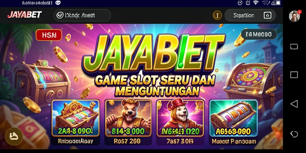 Tampilan menarik dari gameplay Slot di JAYABET.