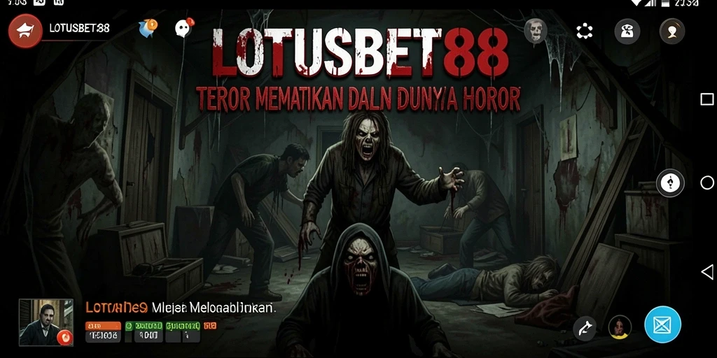Tampilan gameplay LOTUSBET88 yang menakutkan dan mendebarkan.