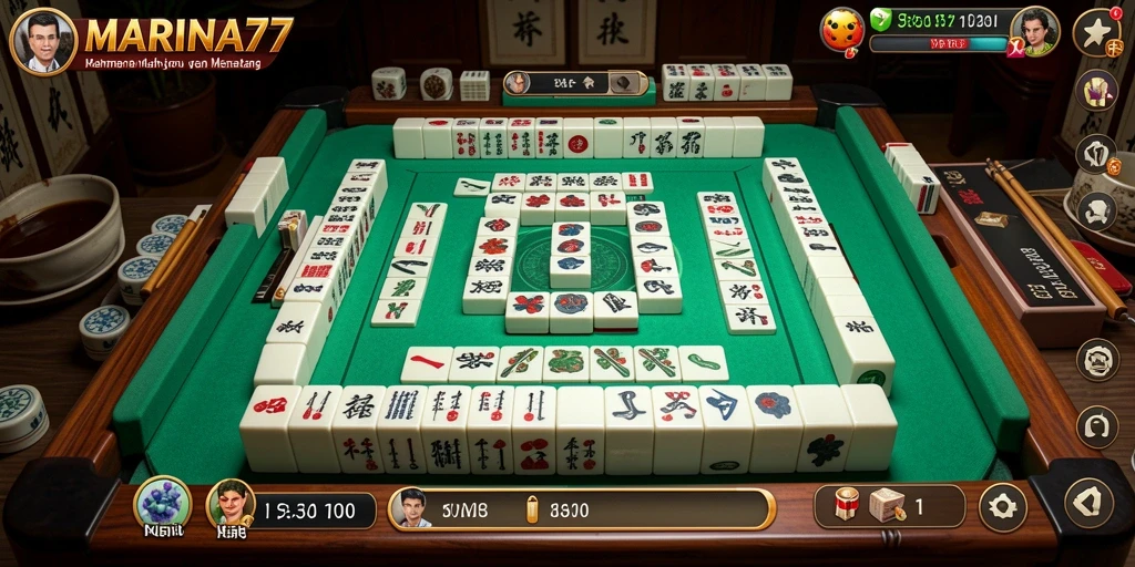 Screenshot MARINA77 menampilkan gameplay Mahjong yang seru dan menantang.
