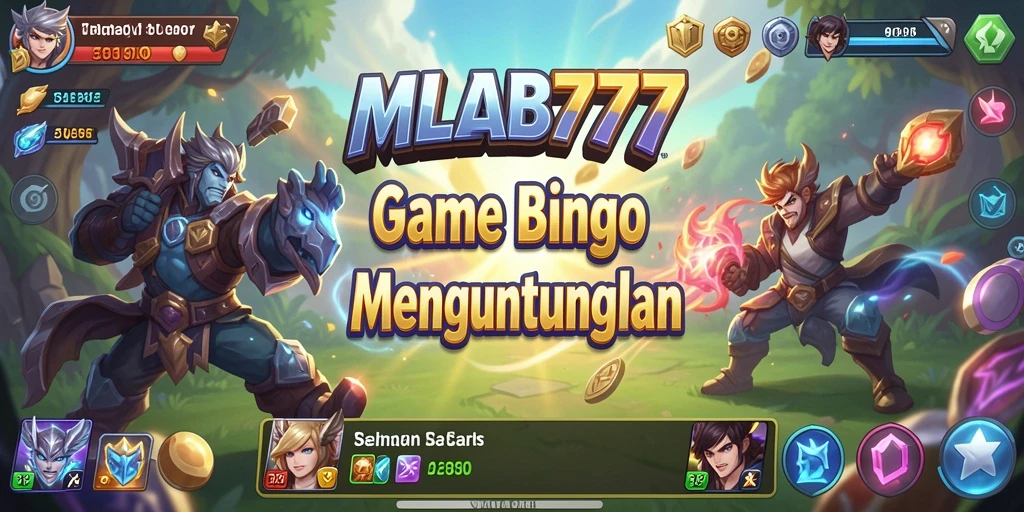 Tampilan gameplay Bingo yang menarik dan interaktif.