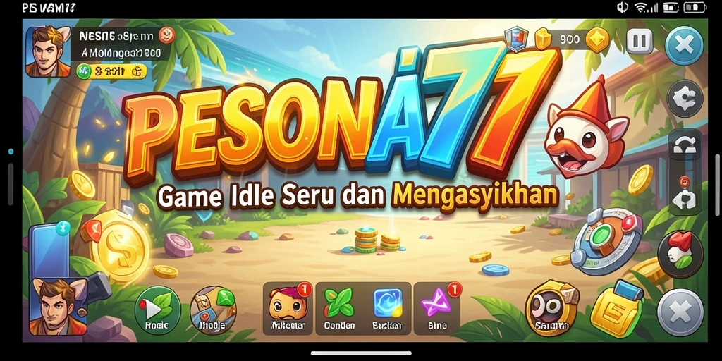 Tampilan gameplay yang sederhana namun menarik di PESONA77.