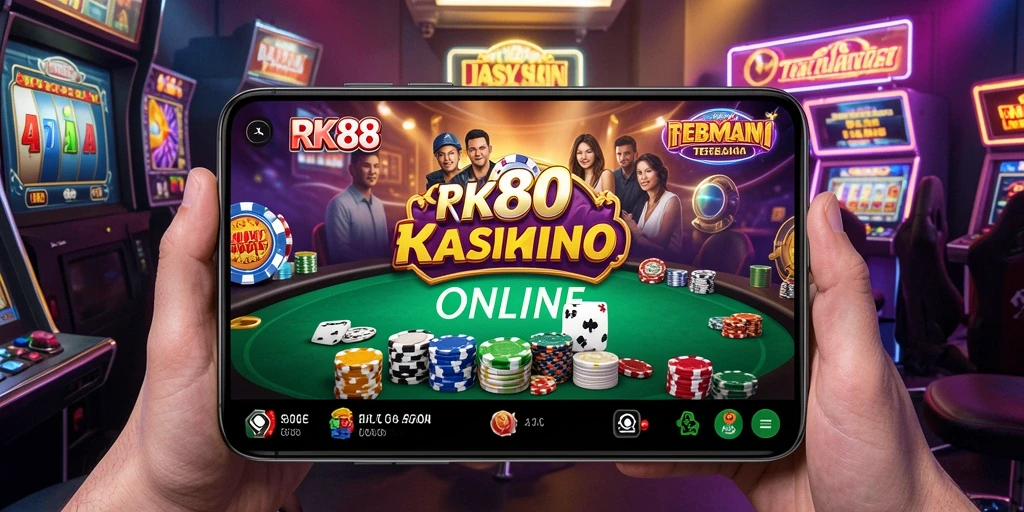 Tampilan gameplay RK88 yang menakjubkan dan mendebarkan.