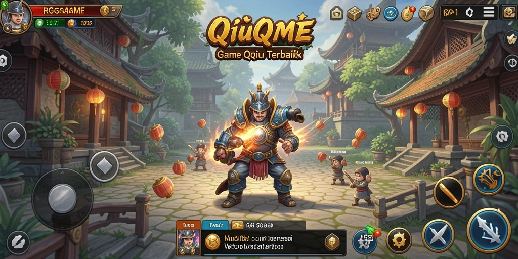 Gameplay seru RPGAME dengan suasana QiuQiu yang mengasyikkan.