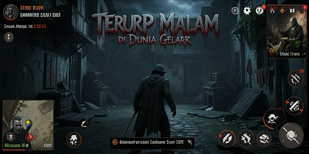 Tampilan gameplay SERURP yang mencekam dan menegangkan.