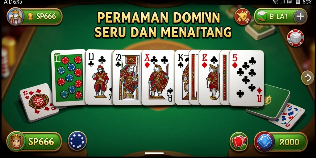 Tampilan gameplay yang seru dari SP666 Domino.