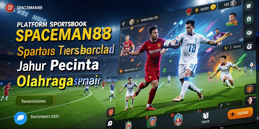 Screenshot utama SPACEMAN88 menampilkan tampilan taruhan olahraga yang menarik.