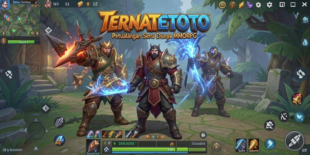 Screenshot gameplay TERNATETOTO yang menampilkan aksi pertarungan seru.