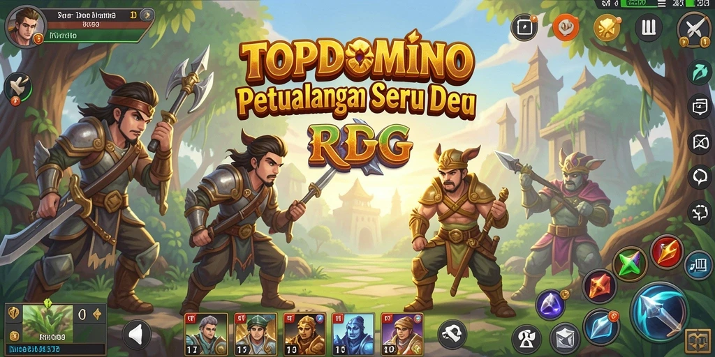 Tampilan gameplay menarik dari <strong>TOPDOMINO</strong> dengan aksi RPG yang mendebarkan.