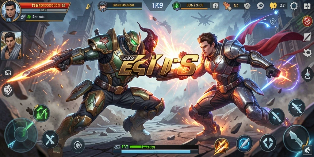 Gameplay seru dan menegangkan di ZK9.